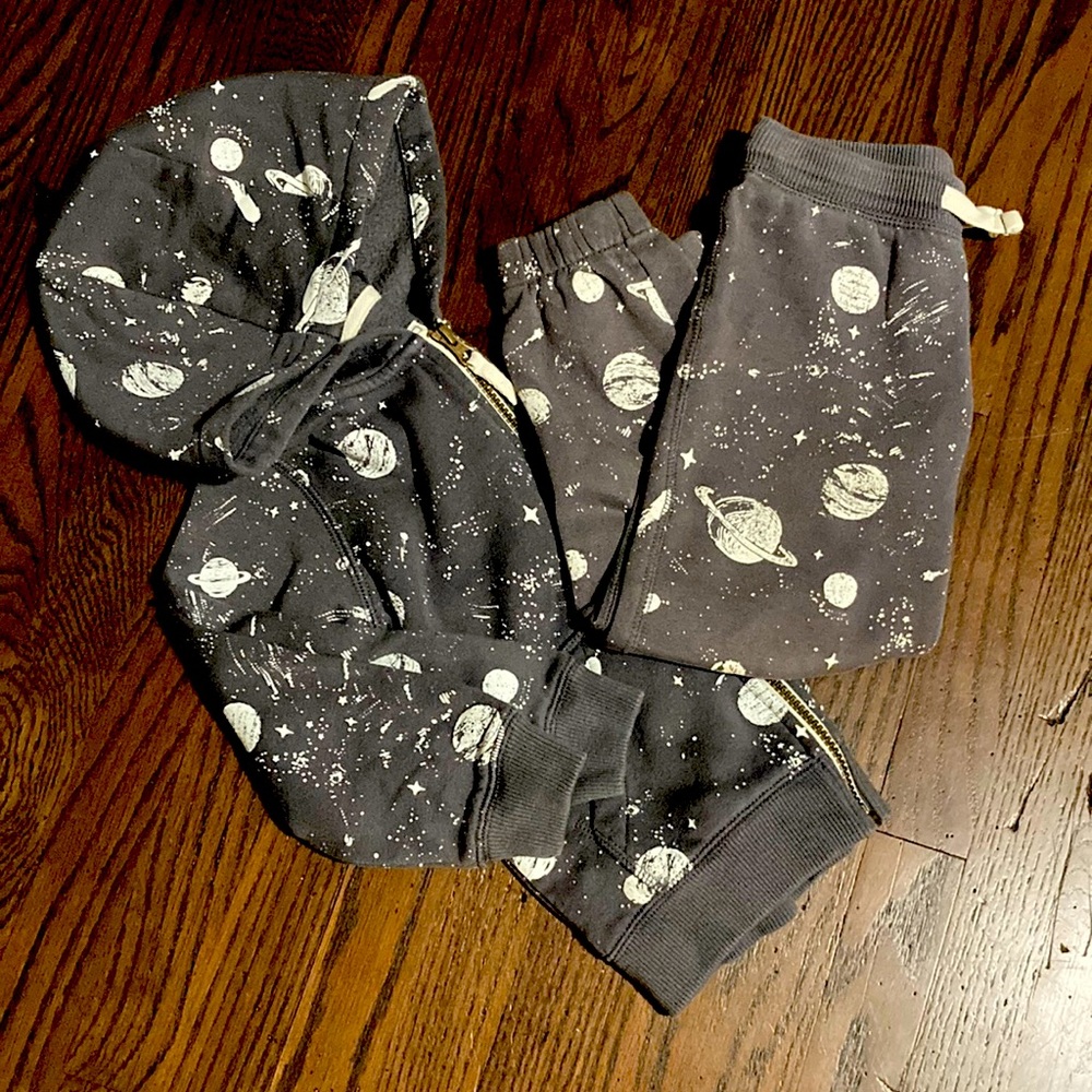 Carters Planets Sweatshirt & Pants Set